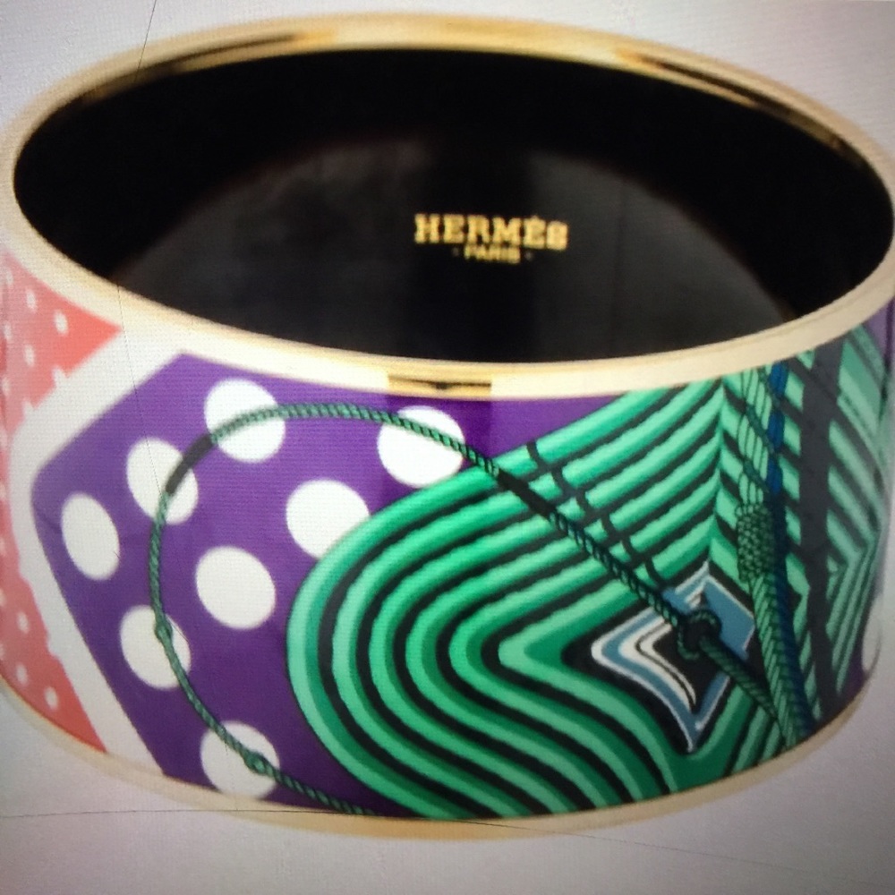 - Hermes Enamel Bracelet